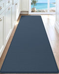 DEXI Kitchen Floor Mats Cushioned Anti Fatigue, 23x59, Large Wide Standing Runner Rug Waterproof, Comfort Memory Foam Padded for Front Sink Laundry, Navy