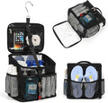 CUBETASTIC Shower Caddy Portable Mesh Shower Tote for Bathroom, Gym, Travel, Camping - Quick Dry Hanging Organizer Toiletry Bag with Handle for College Dorm Room, Men & Women