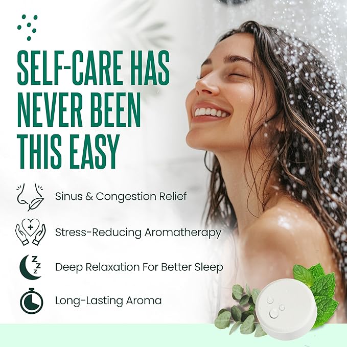 Cleverfy Eucalyptus Shower Steamers Aromatherapy - Birthday Gifts for Women, Mom, Wife, Grandma, Her, Best Friend, Daughter, Sister, Teens & Girlfriend - 18 Tablets