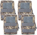 4-Pack Molle Pouch Tactical Molle Pouches Compact Utility EDC Waist Bag Pack