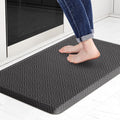 Mattitude Kitchen Mat Cushioned Anti-Fatigue Floor Mat Water Resistant Non-Slip Mats and Rugs Standing and Comfort Desk Mats for House Sink Office Laundry (Dark Grey, 17.3"x28")