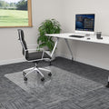 100pointONE Office Chair Mat for Carpet- 36" x 48" Studded Desk Chair Mat for Low Pile Carpeted Floors, Plastic Floor Mat for Office Chair Over Carpet