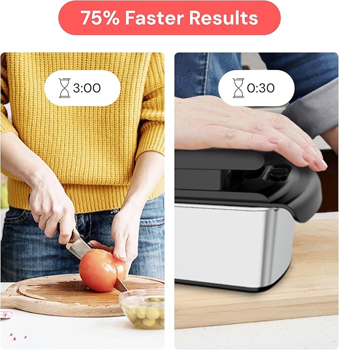 Fullstar All in One Vegetable Chopper and Mandoline Slicer - Food Chopper with Container and Julienne Slicer, Fruit Slicer, Veggie Cutter, Kitchen Gadgets & Gift for Mom (8 in 1, Stainless Steel)