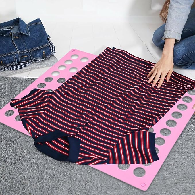 Clothes Folding Board, T-Shirt Folder, Fast Foldable Household Liner Sorter, Home Storage Tool, Laundry Sorter Helper Liner for Dorm Travel Hotel