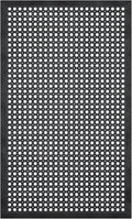 Ottomanson Heavy Duty Rubber Floor Mat – Non-Slip, Waterproof, Easy to Clean – Anti-Fatigue Mat for Commercial Kitchens, Restaurants, Workshops – Oil Resistant, Hose Washable – 24" x 36", Black