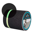 LifeGrip Stay on Track Anti Slip Traction Tape with Glow in Dark Green Stripe, 6 Inch x 33 Foot - Best Grip, Friction, Abrasive Adhesive for Stairs, Tread Step, Indoor, Outdoor, Black (6" x 33')