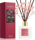 COCORRÍNA Reed Diffuser - Red Berries 6.7 fl oz Reed Diffuser with Sticks, Home Bedrrom Bathroom Shelf Decor