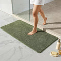 TYUU Sage Green Bathroom Rugs, Ultra Soft Bath Rugs Non Slip Washable, Super Absorbent Quick Dry Bath Mat with Rubber Backing for Bathroom Floor, Shower, or Sink, Sage Green 24" x 48"