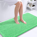 OLANLY Large Bathroom Rugs 40x24, Extra Soft Absorbent Chenille Bath Rugs, Rubber Backing Quick Dry, Machine Washable Bath Mats for Bathroom Floor, Tub and Shower, Home Decor Accessories, Mint Green