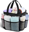 Attmu Mesh Shower Caddy Portable, Quick Dry Hanging Shower Tote Bag for College Dorm Room Essentials, Large Capacity Shower Caddy Dorm for Bathroom Gym Swimming