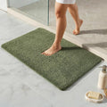 TYUU Sage Green Bathroom Rugs, Ultra Soft Bath Rugs Non Slip Washable, Super Absorbent Quick Dry Bath Mat with Rubber Backing for Bathroom Floor, Shower, or Sink, Sage Green 20" x 30"