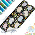 XIYUNTE Baby Bath Mat for Tub Non Slip Kids, BPA Free Extra Long Bathtub Mat 40x16 with Drain Holes and 200 Suction Cups, Non Toxic Machine Washable Toddler Bath Mat, Eco-Friendly Certified