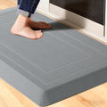 UKISS 9/10"" Extra Thick Cushioned Anti Fatigue Kitchen Mat, Waterproof High Density Foam Standing Desk Mat, Non-Slip Ergonomic Comfort Mat for Kitchen, Office,Workstation (Grey, 20" X 32")