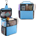 Lifewit Mesh Shower Caddy Bag Portable for College Dorm Room Essentials, Hanging Organizer Basket, Quick Dry Tote Bag for Camping, Bathroom, Beach, Travel, Medium, Blue