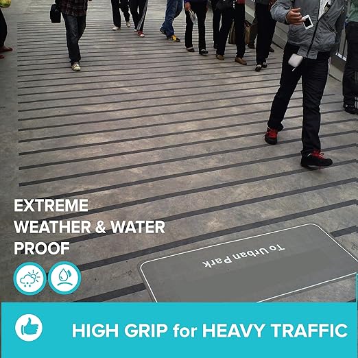 Lifegrip Anti Slip Traction Tape, 2 Inch x 38 Foot - Best Grip, Friction, Abrasive Adhesive for Stairs, Tread Step, Indoor, Outdoor (2" X 38')