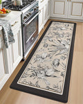 LUMI Anti Fatigue Kitchen Cushioned Mat for Floor, Padded Waterproof Runner for Standing, Stain Resistant Comfort Rugs for Home, Sink, Laundry, 24x59