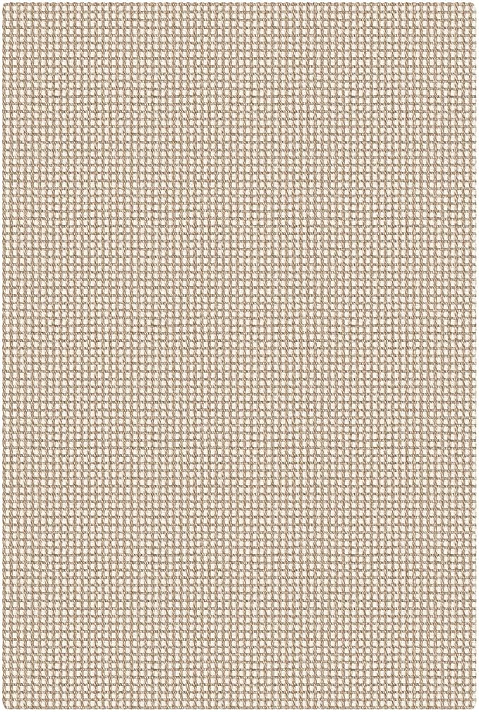 KOZYFLY Indoor Door Mat 2x3 ft Small Area Rugs Washable Front Door Mat Non Slip Rubber Backed Entryway Rug Cotton Entrance Doormat for Front Porch Bathroom Kitchen Bedroom, Ivory/Camel/Brown