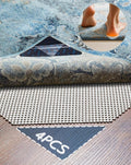Veken Rug Gripper Pad for Hardwood Floors Tile Floors with 4 Pcs Rug Tape, Thick Cushion Non Slip Rug Pads for Area Rugs, Under Carpet Anti Skid Mat, Keep Your Rugs Safe and in Place, 2x3 Ft