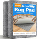 Songrey Non Slip Rug Pad Gripper 8x10 Ft, Thick Felt Fabric with Anti Skid Backing, Carpet Pad for Hardwood Floors, Keep Area Rugs in Place and Safe