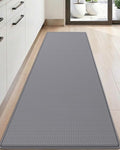 DEXI Kitchen Floor Mats Cushioned Anti Fatigue, 23x59 Wide Standing Runner Rug Waterproof, Comfort Memory Foam Padded for Front Sink Laundry, Grey