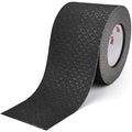 S&X Patterned Anti Slip Tape – 4 Inch x 60 Ft, Black Non Slip Grip Tape with Decorative Grit Surface for Stairs, Floors, and Ramps – Waterproof, Heavy Duty
