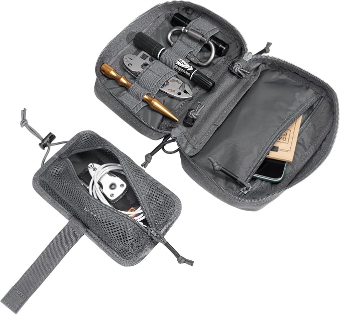 EXCELLENT ELITE SPANKER Tactical First Aid Pouch IFAK Rip Away Molle EMT Pouch Compact Admin Pouch Medical Utility Pouch Emergency Survival Kits for Tactical Vest,Backpack