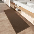 Upgraded Waffle Runner Rug Super Absorbent Non Slip Bath Mats for Bathroom Machine Washable Bathroom Runner Rug with Tassels, Ideal for Hallway Bedroom Laundry Room, 2' x 5' (24" x 60"), Terracotta