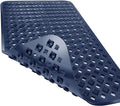 Yimobra Bathtub Mat Non Slip, Shower Mat with Strong Suction Cups & Drain Holes, 28"X16", Anti Slip Bath Tub Mat for Inside Shower, Machine Washable Fast Drying, Bathroom Essentials,Navy Blue