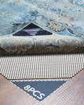 Veken Rug Gripper Pad for Hardwood Floors Tile Floors with 8 Pcs Rug Tape, Thick Cushion Non Slip Rug Pads for Area Rugs, Under Carpet Anti Skid Mat, Keep Your Rugs Safe and in Place, 2x3 Ft