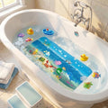 BEEHOMEE Bath Mats for Tub Kids,Baby Toddler - Large Cartoon Non-Slip Bathroom Bathtub Anti-Slip Shower Mats for Floor 35x15,Machine Washable XL Size Bathroom Mats (Ship)