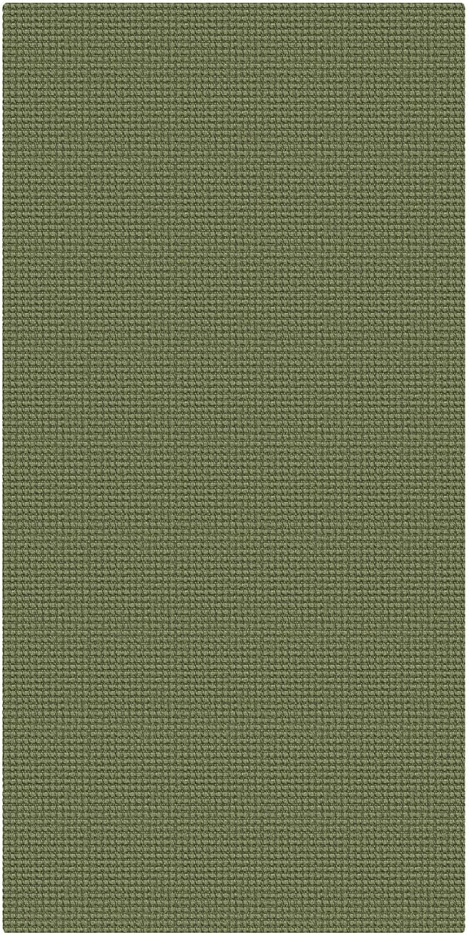 KOZYFLY 3x6 Washable Runner Rug, Non Slip Wide Runners for Hallway, Woven Large Entryway Runners, Braided Floor Carpet Runner for Entry, Kitchen, Bedside, Hall, Olive Green/Earthy Green
