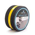 LifeGrip Anti Slip Traction Tape with Reflective Stripe, Best Grip, Friction, Abrasive Adhesive for Stairs, Tread Step, Indoor, Outdoor, Black (2" X 30')