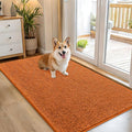 OLANLY Dog Door Mat for Muddy Paws 54x32, Absorbs Moisture and Dirt, Absorbent Non-Slip Washable Doormat, Quick Dry Chenille Mud Mat for Dogs, Entry Indoor Entryway Carpet for Inside Floor, Clay