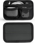 TACTICAL_GEEK TCM3 Mini EDC Organizer Board, Backpack Accessories with Open Pocket & Mesh Pocket, Utility Admin Bag Insert Panel Hook and Loop Modular Organizer for Daily Carry(Black)