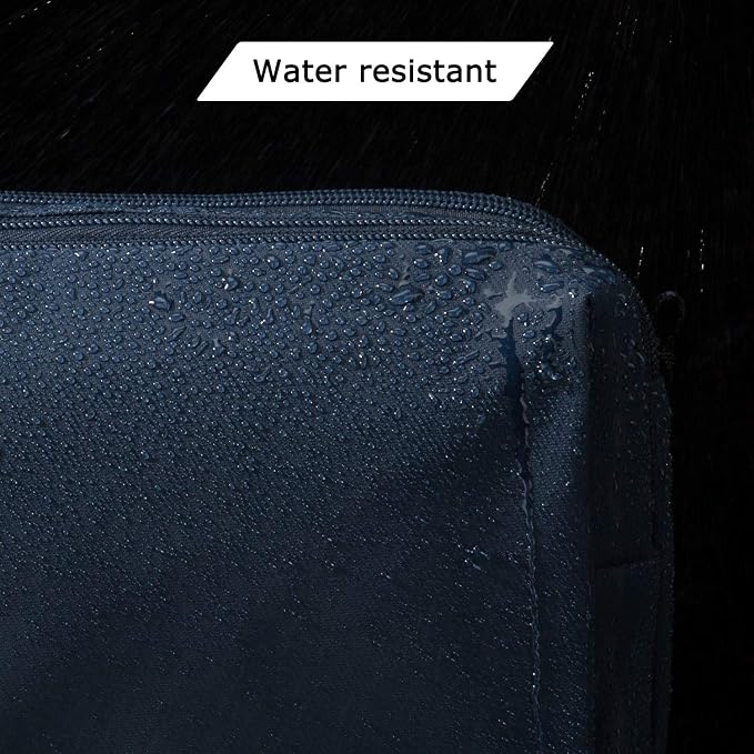 BAGSMART Toiletry Bag for Men, Travel Toiletry Organizer Dopp Kit Water-resistant Shaving Bag for Toiletries Accessories, Door Room Essentials,Navy Blue-medium