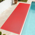Front Door Mat 24''x71'', Drainage Heavy Duty Dirt Trapping Non-Slip Doormats, Outdoor Rubber Floor Mats, Restaurant Commercial Kitchen Industral Pool Entrance Bar Wet Area, Red