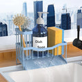Fssvcd Maifan Sink Caddy Sponge Holder for Kitchen with Brush Holder and Stainless Steel Self Drain Tray, Rustproof Kitchen Sink Organizer for Sponge, Soap Dispenser Storage Accessories