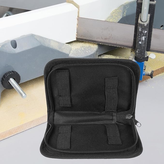 SHINEOFI Black and Zipper with Smooth Oxford Bag for Cloth Tool Organizer Operation Protection, Compact Utility Travel and Craft Making