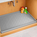 Jin&Bao Waterproof Under Sink Mat 25" x 22", Thick Silicone Mat Cabinet Protector for Kitchen and Bathroom, Shelf Liner, Home Organizer and Storage, Multipurpose Tray for Gadgets and Essentials