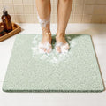 Joyhalo Shower Mats for Showers Anti Slip for Elderly, 24'' x 24'' Non Slip Bath Mat for Inside Shower, Bath Tub Mats for Bathroom Non Slip for Shower, PVC Loofah Bathroom Mats, Mint Green