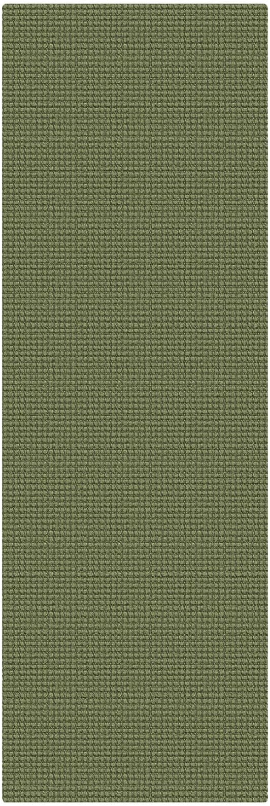 KOZYFLY Cotton 2x6 Washable Runner Rug, Non Slip Runners for Hallway, Woven Entryway Runner, Braided Floor Carpet Runner for Entry, Kitchen, Bedside, Hall, Olive Green/Earthy Green