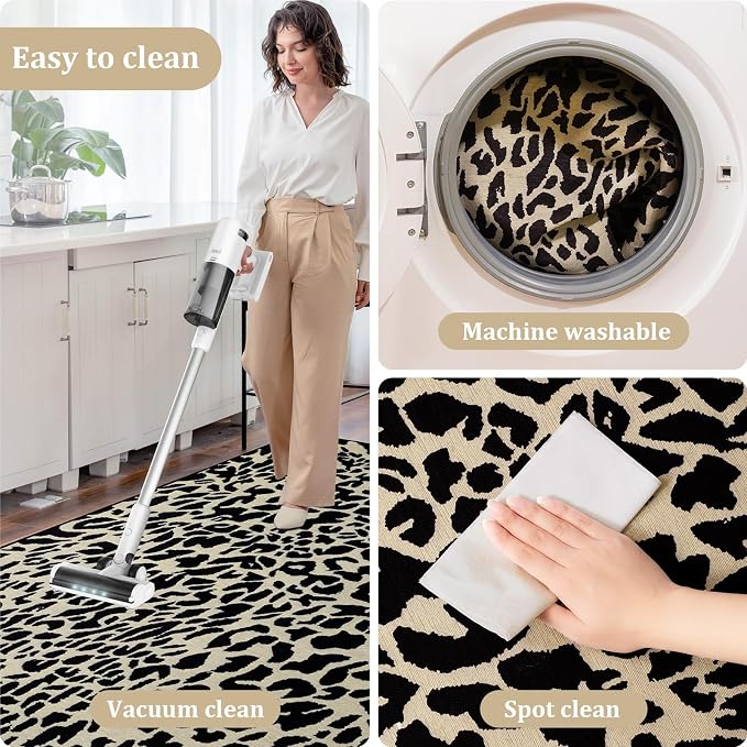 Office Chair Mat for Hardwood Floor, 60"x45" Easy Glide Computer Desk Mat Protector for Rolling Chair Under Desk Rug Nonslip Backing, Machine Wash, (Modern)