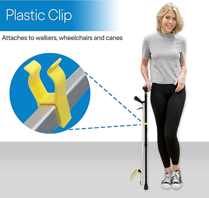 RMS Featherweight the Original Reacher 2-Pack (26-inch), Best for People with Flexibility Limitations Affecting the Back, Hips, Shoulders, or Grip Strength