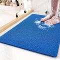 Non-Slip Bathtub Mat, 17x 30 Inch, Shower Mats for Bath Tub, PVC Loofah Bathroom Mats for Wet Areas, Quick Drying