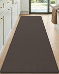DEXI Kitchen Floor Mats Cushioned Anti Fatigue, 23x59, Large Wide Standing Runner Rug Waterproof, Comfort Memory Foam Padded for Front Sink Laundry, Brown