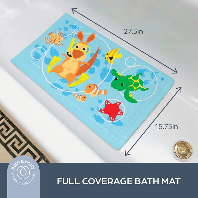 Dreambaby Anti-Slip Bath Mat with Too Hot Indicator