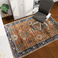 Office Chair Mat for Hardwood Floor, 60"x45" Easy Glide Computer Desk Mat Protector for Rolling Chair Under Desk Rug Nonslip Backing, Machine Wash, (Modern)