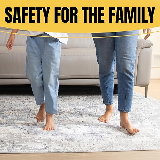 Double Sided Rug Tape [2 Inch x 30 yd] Carpet Tape for Securing Area Rugs to Carpets, Laminate, and Hardwood Floors, Easy to Remove and Restick Without Residue or Damage to Rug or Floor (Pack of 2)