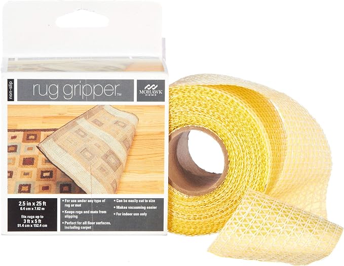 Mohawk Home Rug Gripper Tape, 2.5" x25', Ivory