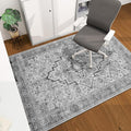 chakme Office Chair Mat for Hardwood Floor, 60"x45" Easy Glide Computer Desk Mat Protector for Rolling Chair Under Desk Rug Nonslip Backing, Machine Wash, (Boho)